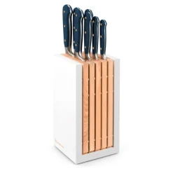 Classic Designer Knife Block Set in Wild Blueberry, Set of 8