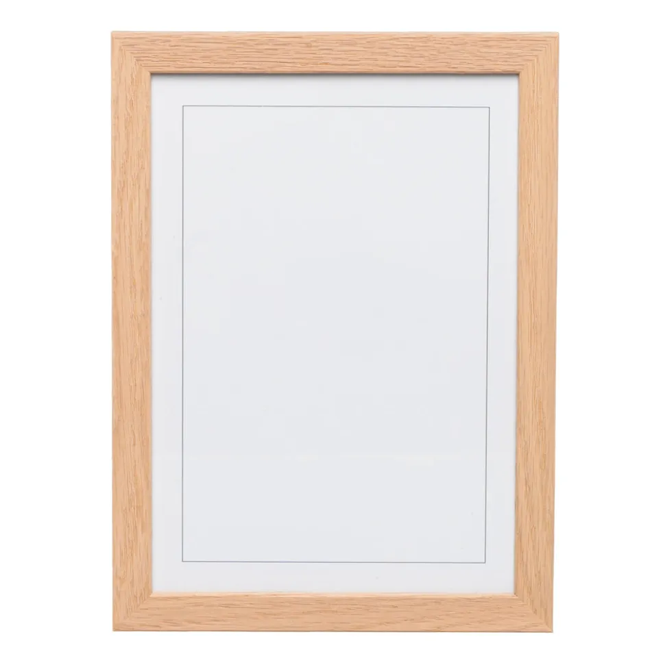 Classic Oak Wood Picture Frame
