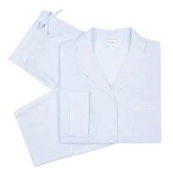 Classic Pinstripe Cotton Pajamas