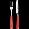 Classic Red Knife and Fork Set