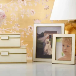 Classic Shagreen Frame, Cream