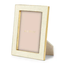 Classic Shagreen Frame, Cream