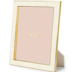 Classic Shagreen Frame, Cream