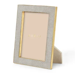 Classic Shagreen Frame, Dove