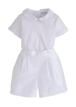 Classic Wedding Button On Short Set