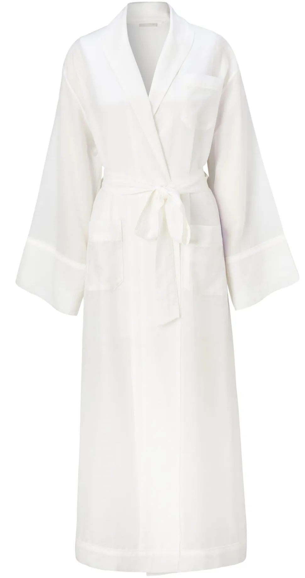 Claudette Pearl Silk Cotton Robe