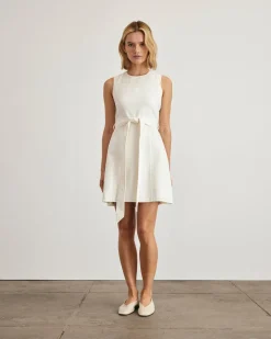 Claudia Dress in Chalk