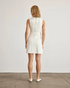 Claudia Dress in Chalk