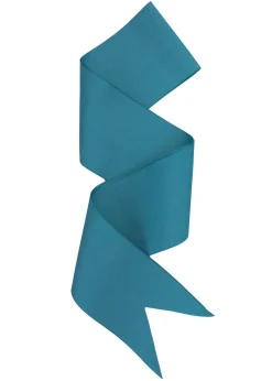 Clematis Bucket Hat With Wide & Short French Blue Grosgrain Ribbon