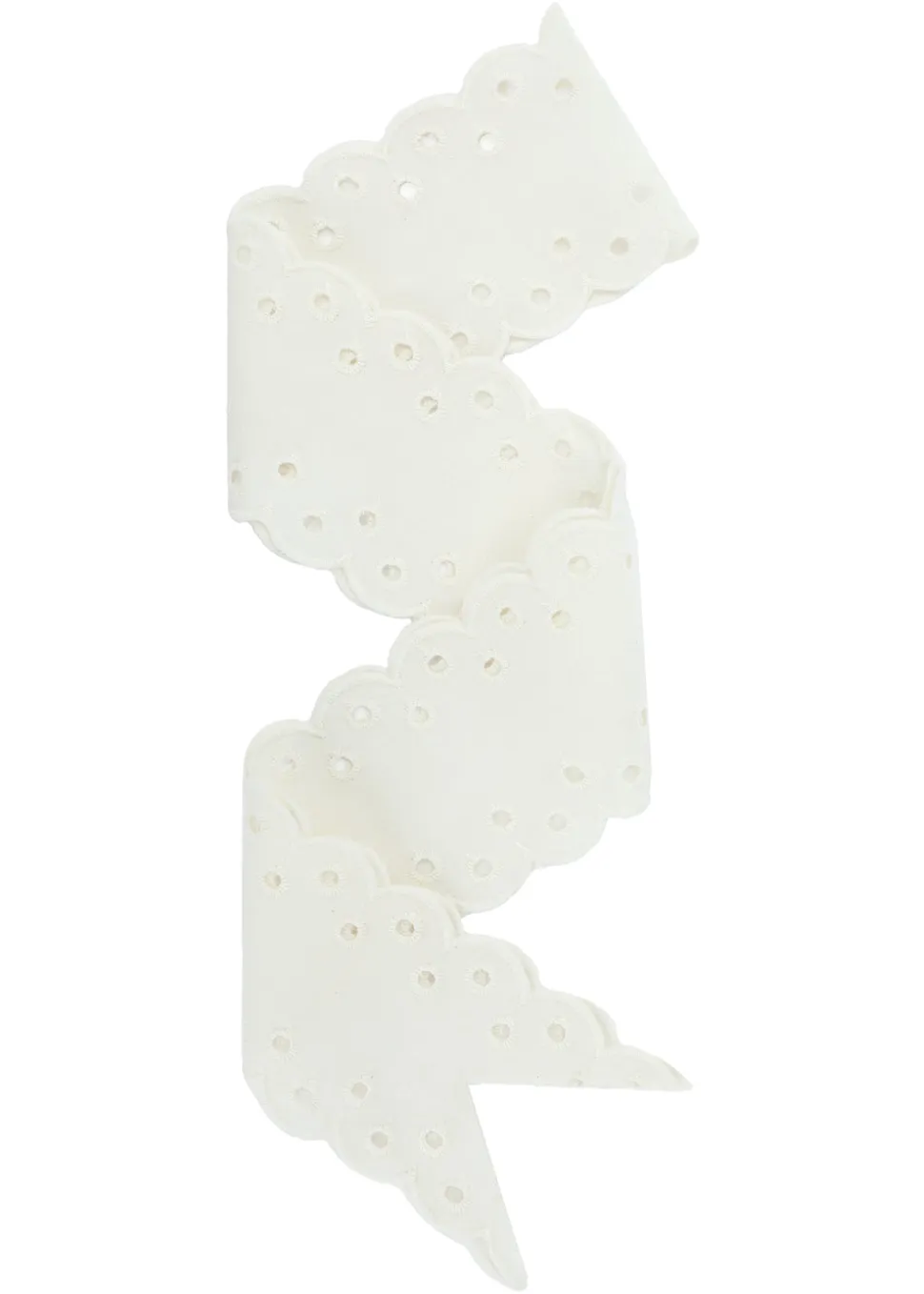 Clematis Bucket Hat With Antique Eyelet Scalloped Lace Ribbon