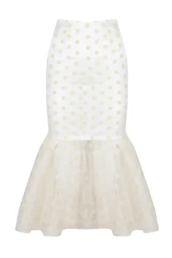 Clemence Set in Organza Polka Dot