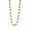 Cleopatra Grande Link Necklace in Gold/Midnight