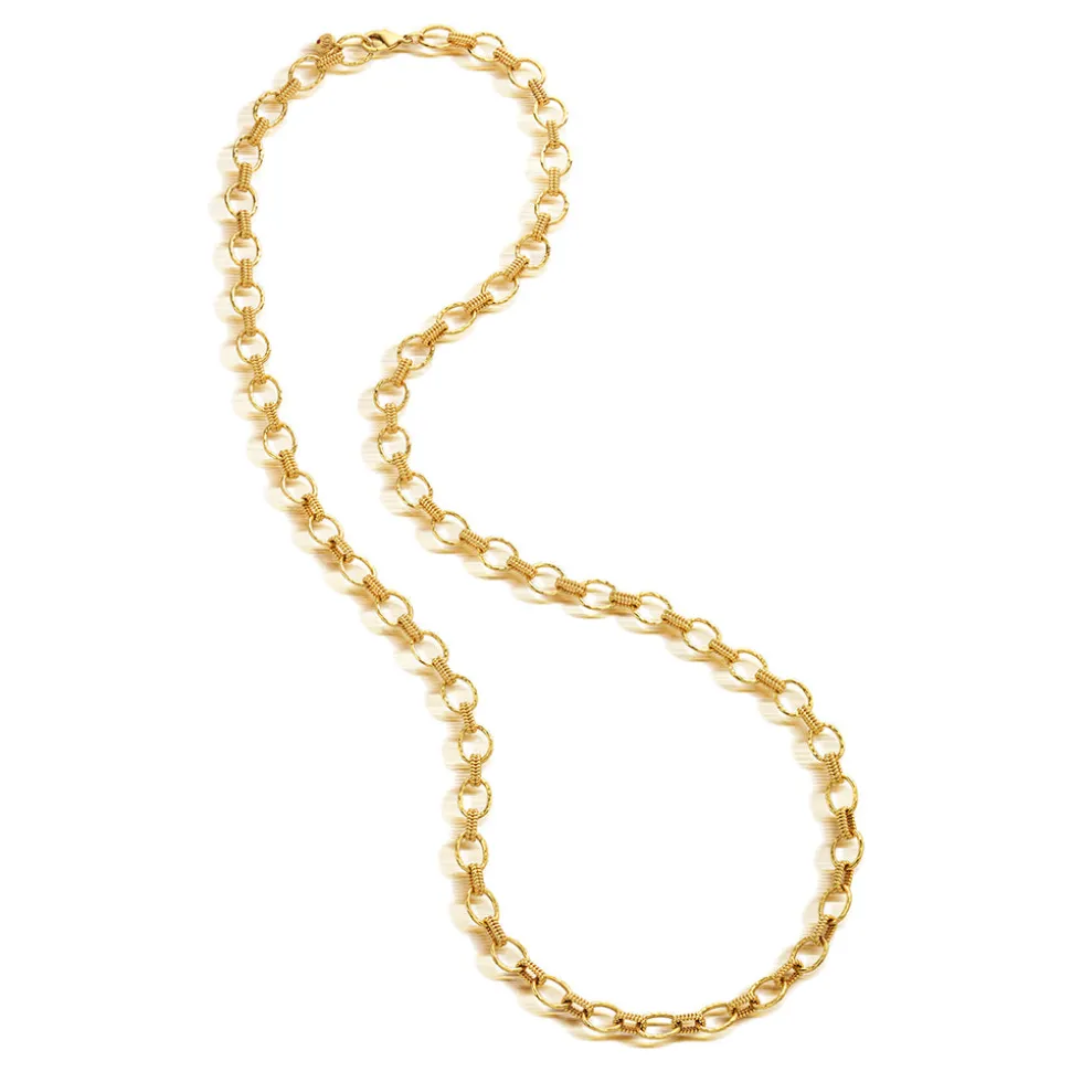 Cleopatra Small Link Necklace in Gold