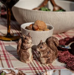 Clever Creatures Squirrel Salt and Pepper, Set of 2