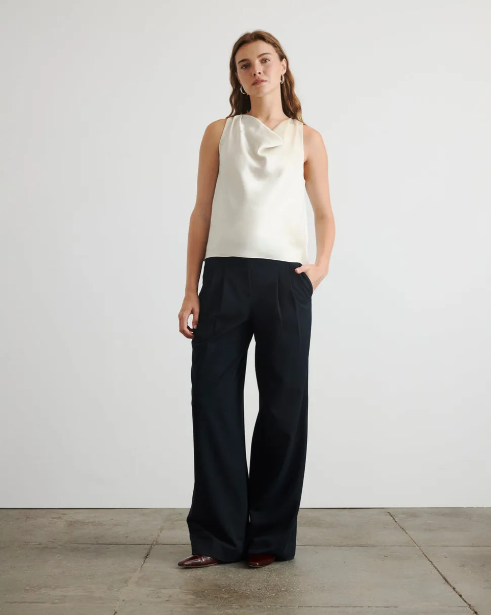 Clorinda Top in Ivory