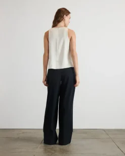 Clorinda Top in Ivory