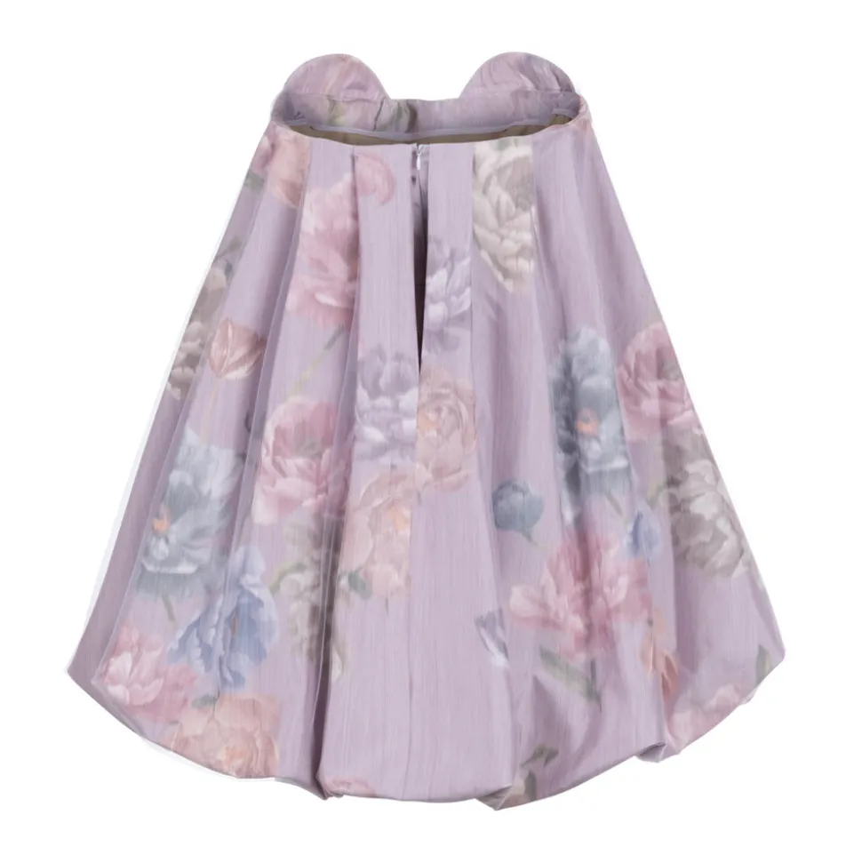 Cloud Dress in Lilac Floral Taffeta