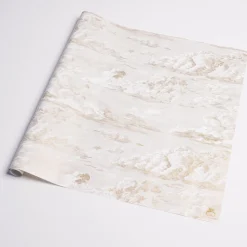 Cloud Toile Wrapping Paper In Gold