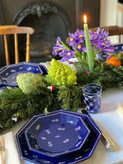 Cobalt Beatrice Dessert Plate