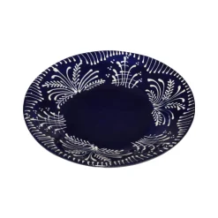 Cobalt Lace Dessert Plate