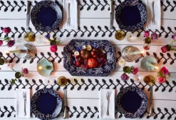 Cobalt Lace Dinner Plate