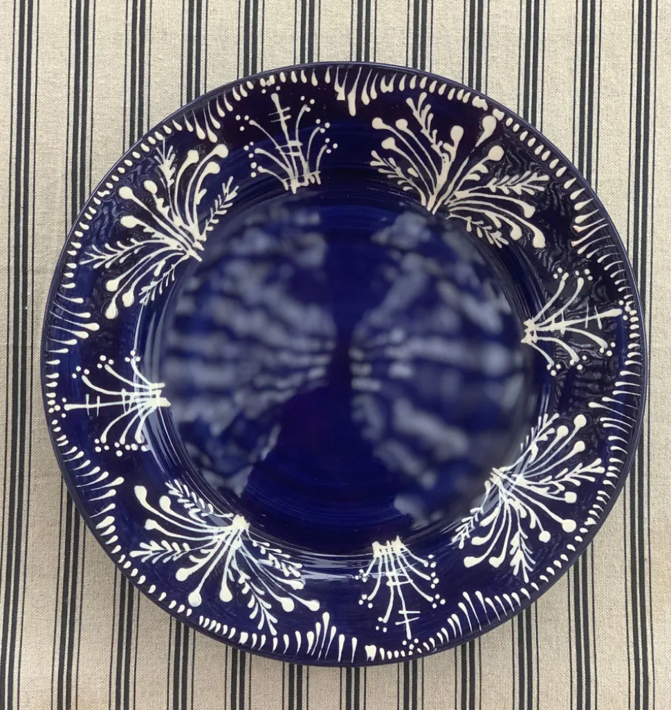 Cobalt Lace Dinner Plate