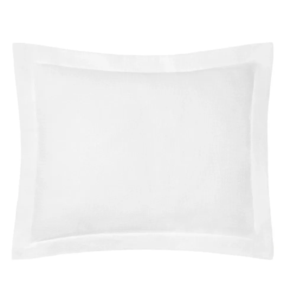 Cobblestones Sham in White