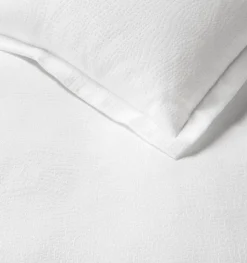Cobblestones Sham in White