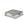 Cocktail Napkin Box with Feather Weight