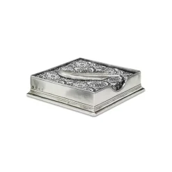 Cocktail Napkin Box with Feather Weight