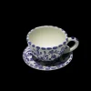 Coffee Cup with Saucer in Azul Classico