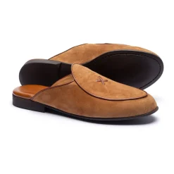 Cognac Suede Milano Mule