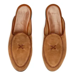Cognac Suede Milano Mule