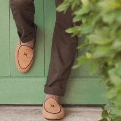 Cognac Suede Milano Mule