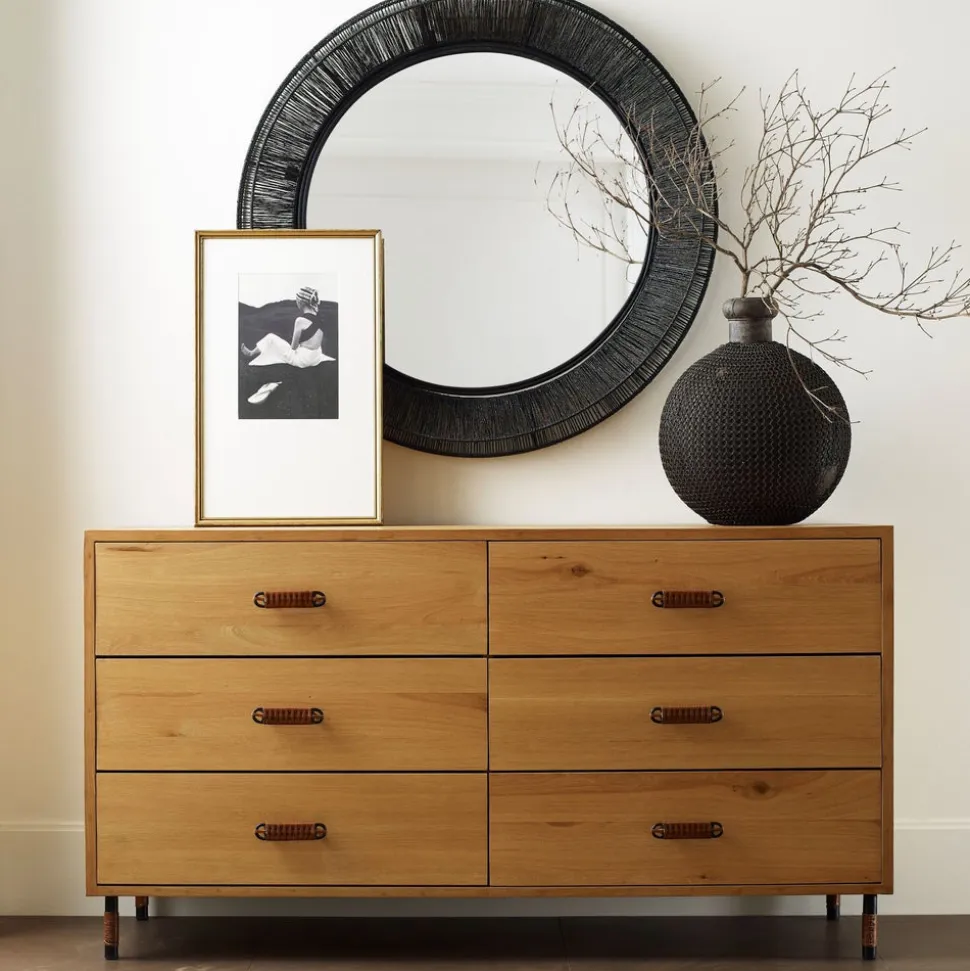Collins Large Jute Mirror
