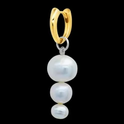 Colmillo Huggie with Ascending Pearls