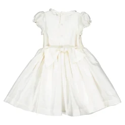 Colombe White Silk Ceremony Girl Dress