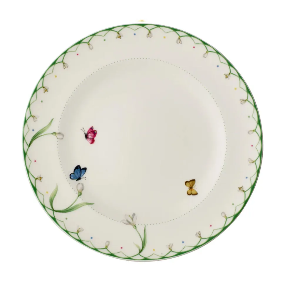 Colourful Spring Dinner Plate in Multi