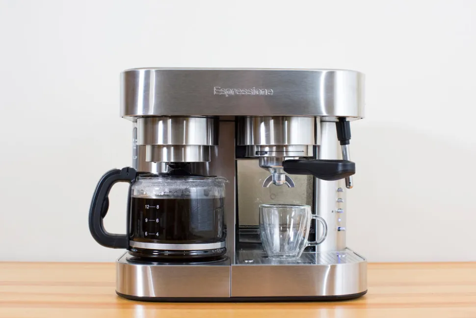 Combination Espresso Machine & 10-Cup Drip Coffeemaker