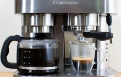 Combination Espresso Machine & 10-Cup Drip Coffeemaker