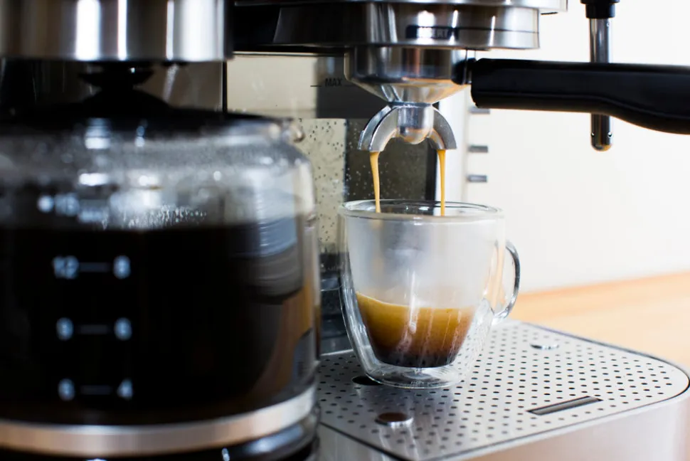 Combination Espresso Machine & 10-Cup Drip Coffeemaker