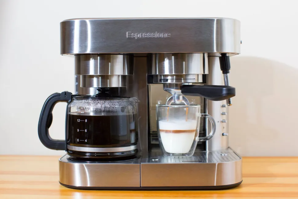Combination Espresso Machine & 10-Cup Drip Coffeemaker