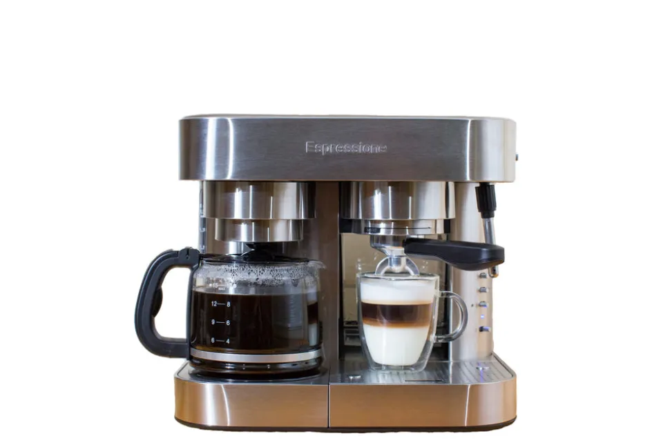 Combination Espresso Machine & 10-Cup Drip Coffeemaker