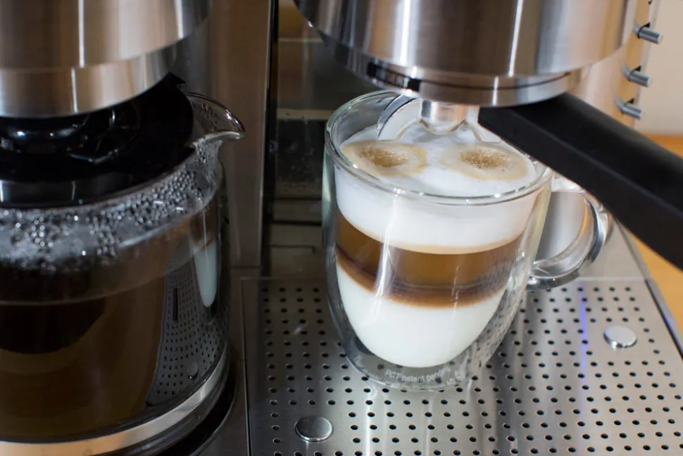 Combination Espresso Machine & 10-Cup Drip Coffeemaker