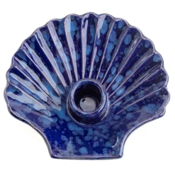 Concha Candle Tonal Blue