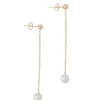 Connie Earrings in White