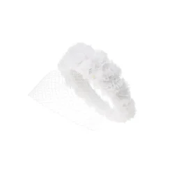 Constance Tiara With Flowers And Veil