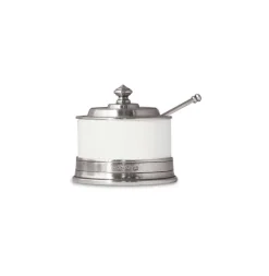 Convivio Jam Pot with Spoon, Set of 2