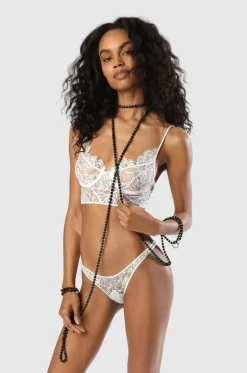 Coquette Thong in Ivory