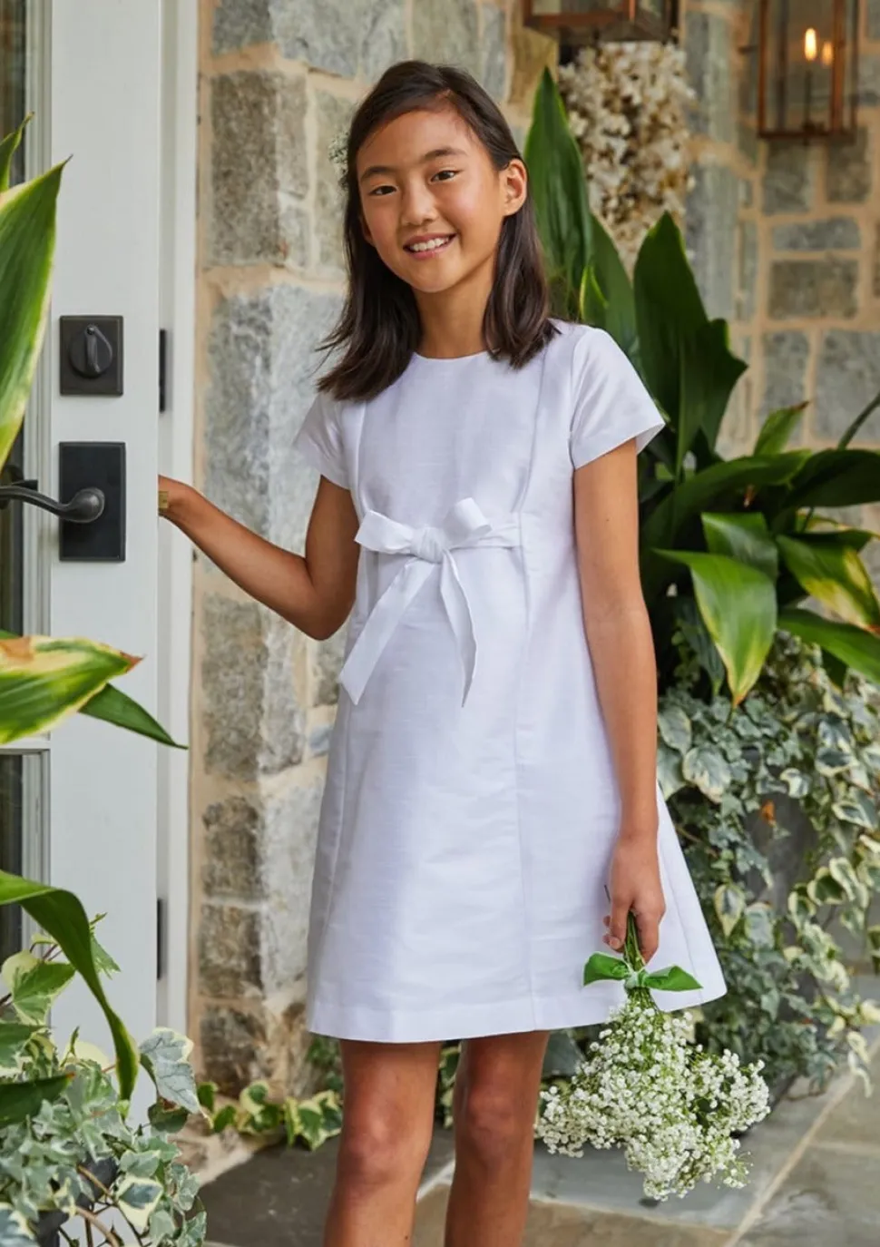 Cora Dress in Special Occasion White